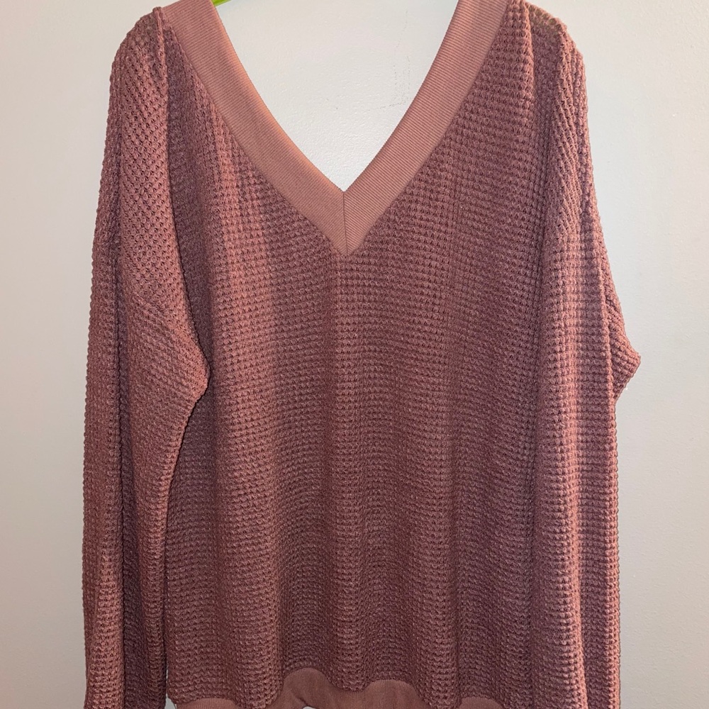 Pink sweater